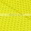 280gsm brilliant yellow and hexagonal mesh fabric for dress and garments