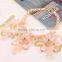 Wholesale 2014 Bohemian Tassels Drop Vintage Gold Choker Chain Neon Bib Statement Necklaces & Pendants Fashion Jewelry For Woman