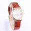 Latest simple model rose gold womens watch