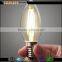 super high lumen edison led bulb light , led filament candle 4w c35