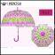 WENTOU Personalized Colorful Clear Bubble Dome Rain Umbrella