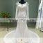 ASAP-06 Off the Shoulder Long Sleeves Pearls Appliques Lace Backless Mermaid Wedding Dresses 2016