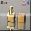 15/30/50ml square shape acrylic plastic bottle top cap lid luxury painting golden color                        
                                                                                Supplier's Choice