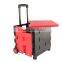 High quality Plastic Folding Shopping Cart/ Foldable Shopping Trolley