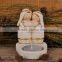 Polyresin nativity set candle holder