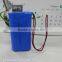 GEB li-ion 18650 7.4v 2000mAh recharge cylindrical battery pack for LED