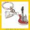 Promotional metal keychain/zinc alloy metal key chain with rhinestone