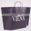 2015 New design kraft paper bags with black twisted handle with cheap price