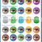2016 Freshtone 3 tone aqua very cheap factory price good quality wholesale korea contact lenses