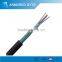 Singlemodel/Multimode Fiber Cable 12/24/96 Core Fiber Optic GYTS Cable