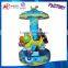 three seats carousel kids amusement ride mini blue carousel for sale