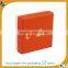 Orange paper packaging gift fancy jewellery box