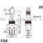10A spdt momentary toggle switch,metal poles and handle toggle switch