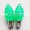 C9 LED strawberry light bulb 120v E17