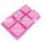 Pink 6 Cavity Catoon Soap SIlicone Mold Handmade Soap Molds