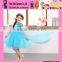 fashion  hot sale Princess baby dress custom movie cosplay favourite princess girl latest dress designs