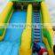 Yellow color biggest huge gaint inflatable climbing and slide,popular inflatable water slide