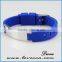 Good price blue personalized silicone bracelets 4 in 1 bio magnetic band
