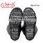 Steel toe mining boots rubber upper
