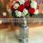 hot crystal silver flower stand for wedding table decoration centerpieces