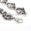 wholesale lobster claw clasp gunmetal skull bracelet meaning