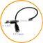 Dailyetech 20cm 3.5mm Male to 2.5mm Female Stereo Audio Cable AdapterJack HIGH QUALITY