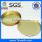 Food grade round metal pizza tin boxes