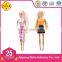 Defa Lucy fashion newest design doll toy for litte girls Doll with Changable dress