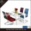 Hot Sales Europe Style MDF Extendable Dining Table Set