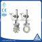 stainless steel manual bevel gear knife gate valve