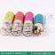 3.5 inch 6pcs natural rainbow colour pencil set with sharpener promotional mini color pencil