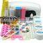 Manicure set 9W UV Nail Lamp Gel Dryer Lamp Nail Art lamp Nail Acrylic Powder Brushes Tips Kit Set