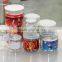 Plastic food sushi jar