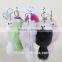 for Handbags Artificial Fluffy Rabbit Foot Keychain