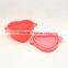 Heart Shape Silicone Bowl with Lid