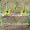 Outdoor game steel reset shooting spinner for practic fun