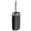 2 Button Remote Flip Key FOB Case Blade For Peugeot 206 Replacement Portable Car