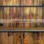 dark walnut industrial multi function wall mounted home decor antique