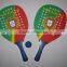 customized cheap price high quality China wood beach tennis rackets/badminton rackets