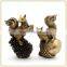 Custom fashion garden decorative animal resin cute and vivid squirrel figurine for sale