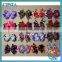 Girls' Extra Large GrosGrain Knotted Boutique Ribbon Hair Bow Alligator Clip For Halloween