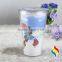 Double wall 16 oz plastic tumbler with paper insert for beverage