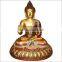 Regional Antique Fengshui Metal Bronze Buddha India Statue