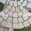 HZY-129-Z Yellow Mesh Cobblestone Pavers