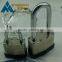 Pin tumbler laminated aluminum padlock with rubber cover against wate