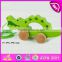 2015 Hot Sale Newest Pull String Toys for kids,children wooden pull line toy,Cheap cartoon animal pull wire walking toy W05B082