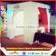Hot sale inflatable portable photo booth/inflatable photo booth party wedding wall with led