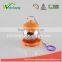 WCA291 Good quality Tea Infuser Strainer Handle with Steel Ball Silicone with tray