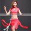 Triditional Chinese High Collar Lace Belly Dance Wears