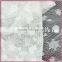 Lovely white heart and star design nylon elastic tricot fabric lace